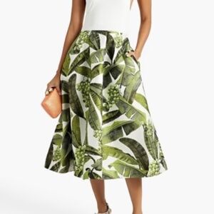 Oscar de la Renta Jacquard skirt